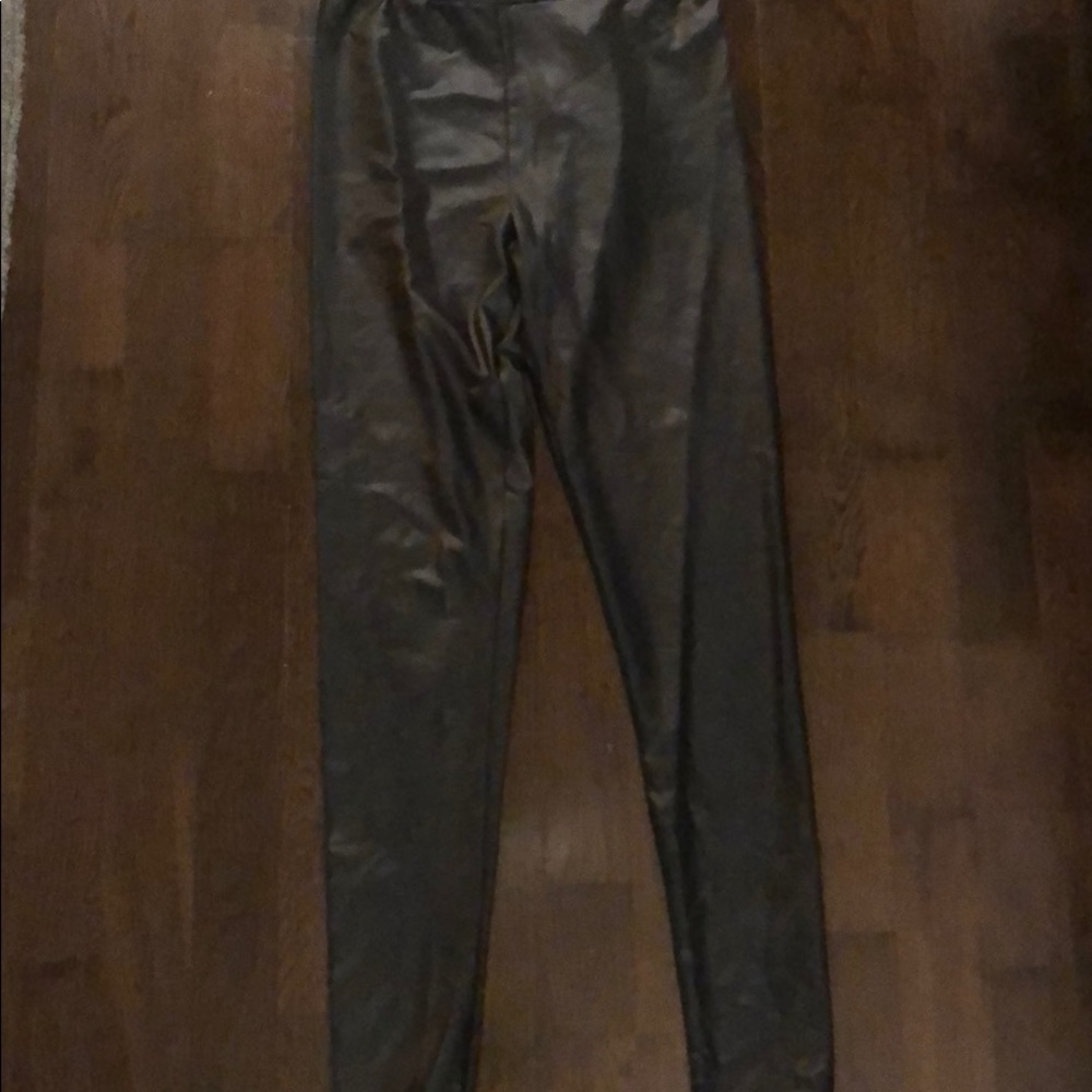 BP faux leather legging size small